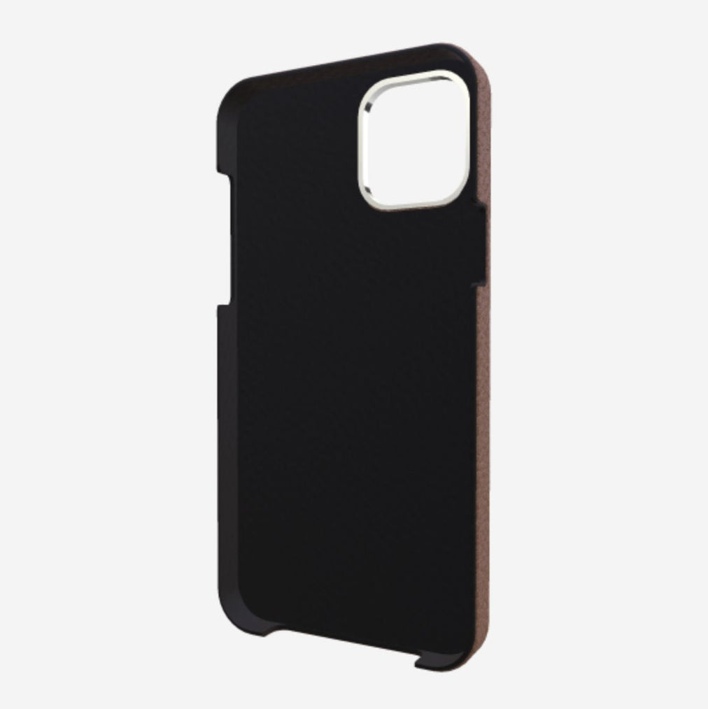 Finger Strap Case for iPhone 13 Pro in Genuine Calfskin 