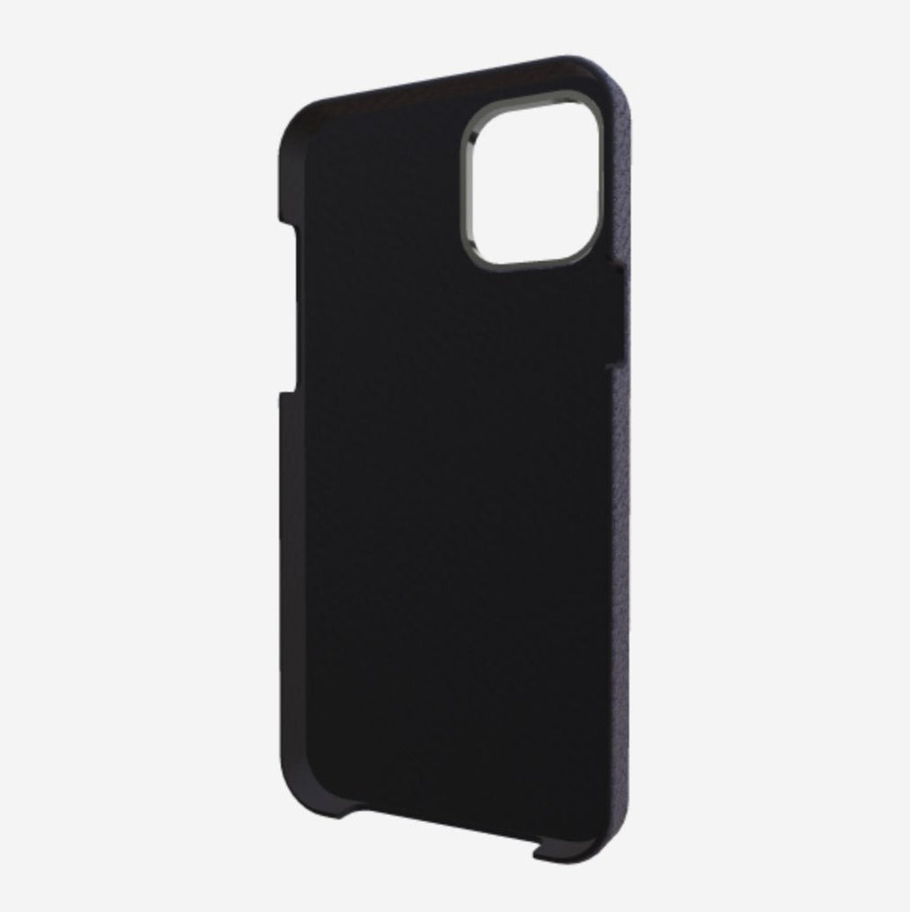 Finger Strap Case for iPhone 13 Pro in Genuine Calfskin 