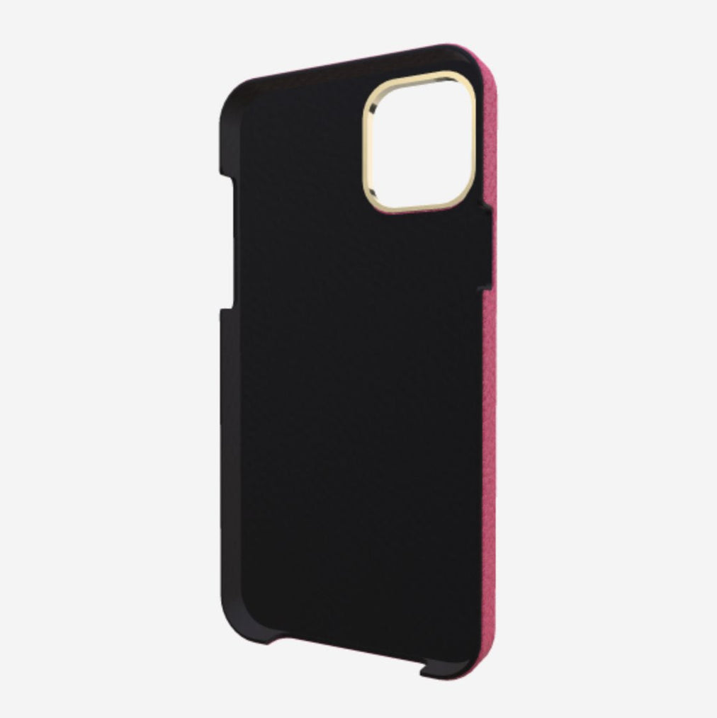 Finger Strap Case for iPhone 13 Pro in Genuine Calfskin 