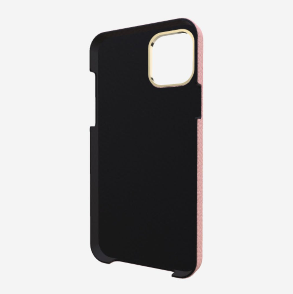 Finger Strap Case for iPhone 13 Pro Max in Genuine Calfskin 