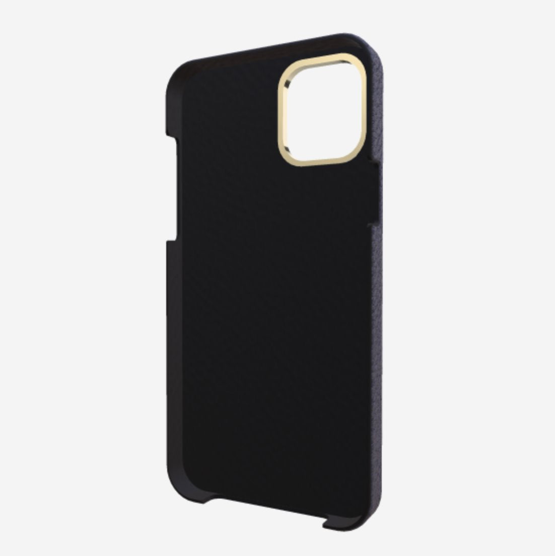 Gold Finger Strap Case for iPhone 13 Pro in Genuine Calfskin and Alligator 