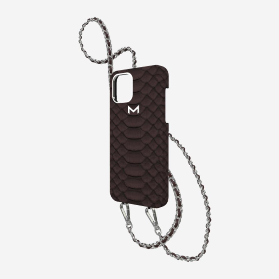 Necklace Case for iPhone 15 Pro Max in Genuine Python