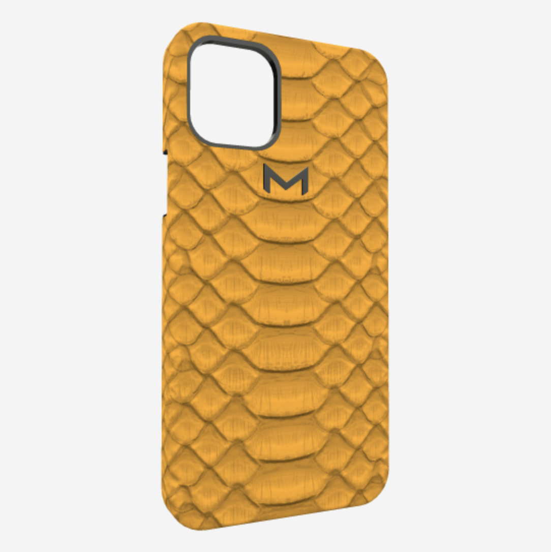 Necklace Case for iPhone 13 in Genuine Python 